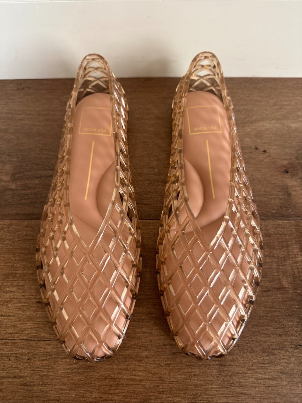 Dolce Vita Jam Jelly Ballet Flats Mocha Tan Women’s Size 7 New In Box